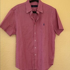 Ralph Lauren Red Gingham Men's Shirt